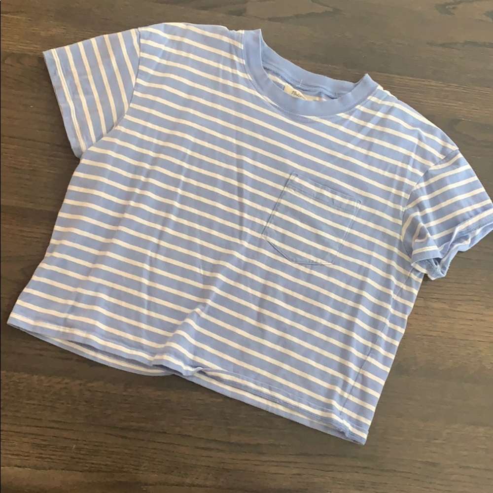 Madewell Cropped Pocket Tee